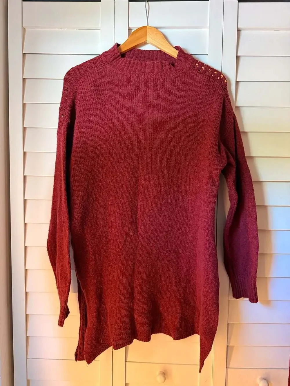 Free People Harper Women's Two-Piece Knit Lounge Set in Pretty Berry